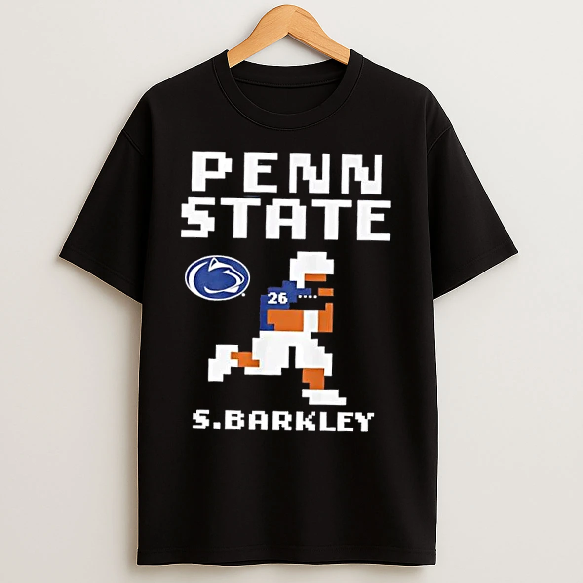 Classic Penn State Nittany Lions Saquon Barkley Retro Baller T Shirts
