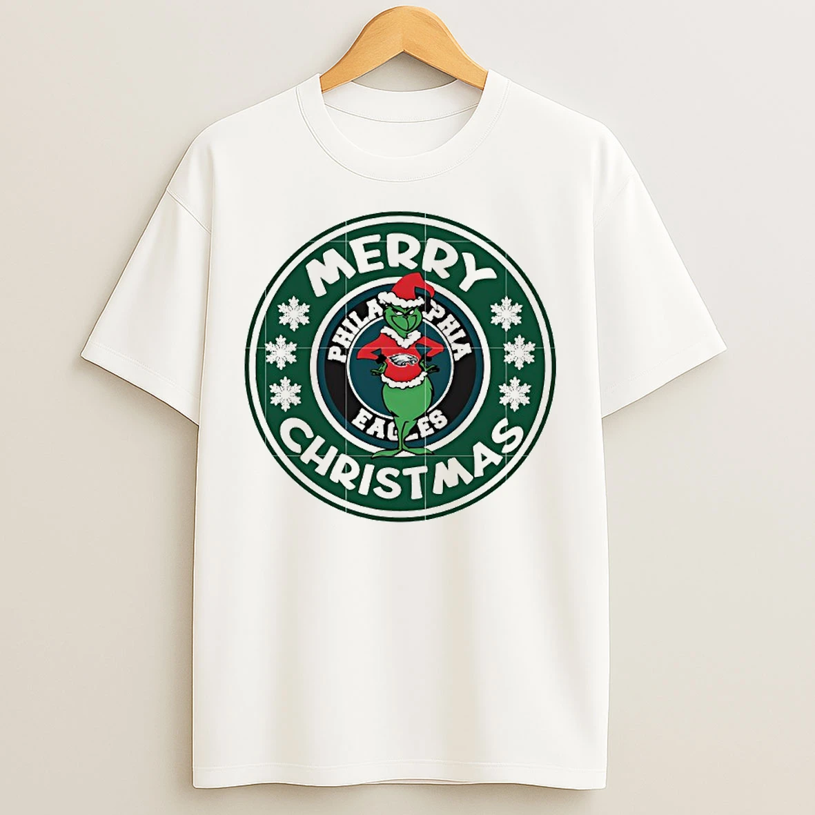 Classic Philadelphia Eagles Grinch Merry Christmas T Shirts
