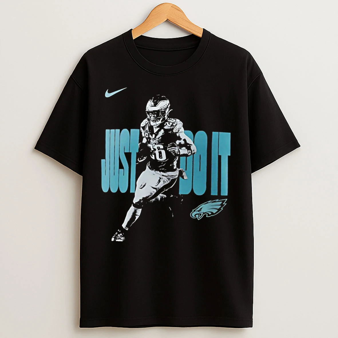Classic Philadelphia Eagles Saquon Barkley Nike Just Do It T Shirts