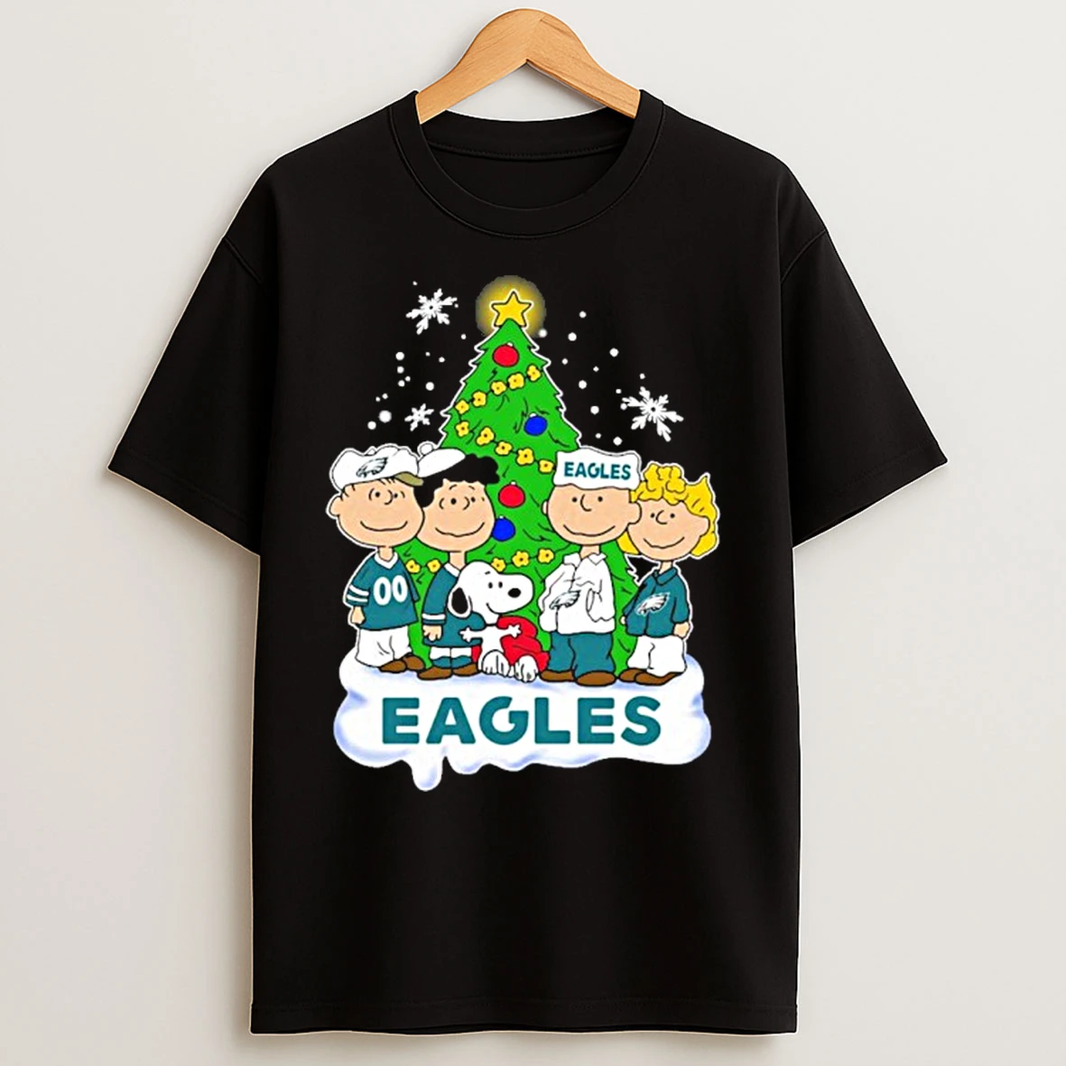 Classic Philadelphia Eagles X The Peanuts Christmas 2025 T Shirts