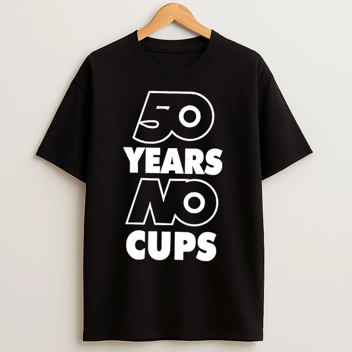 Classic Philadelphia Flyers 50 Years No Cups T Shirts