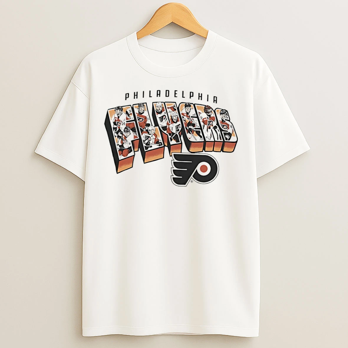 Classic Philadelphia Flyers Hockey 2025 Players Graphic T Shirts