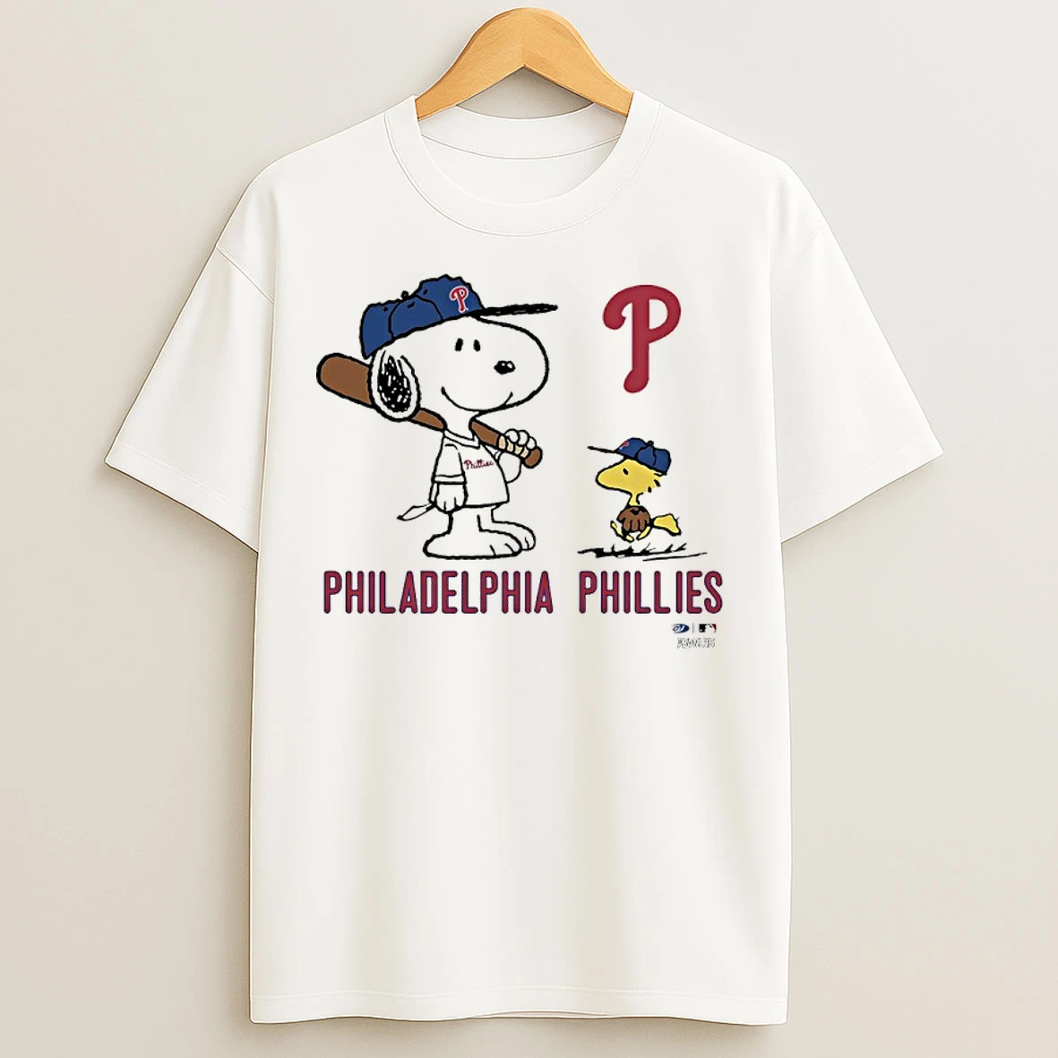 Classic Philadelphia Phillies X Peanuts Snoopy And Woodstock T Shirts