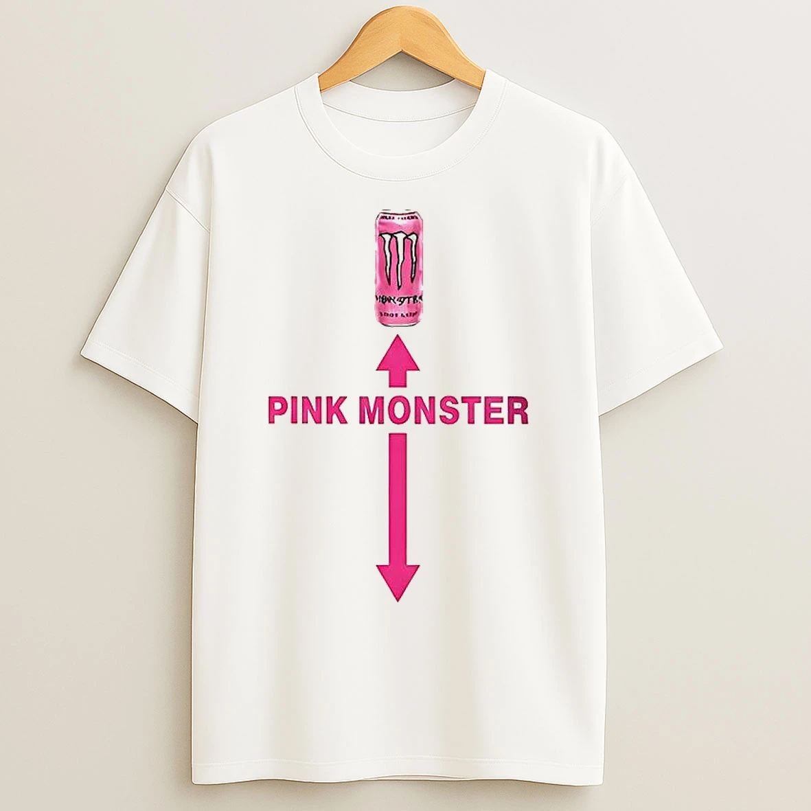 Classic Pink Monster Energy T Shirts