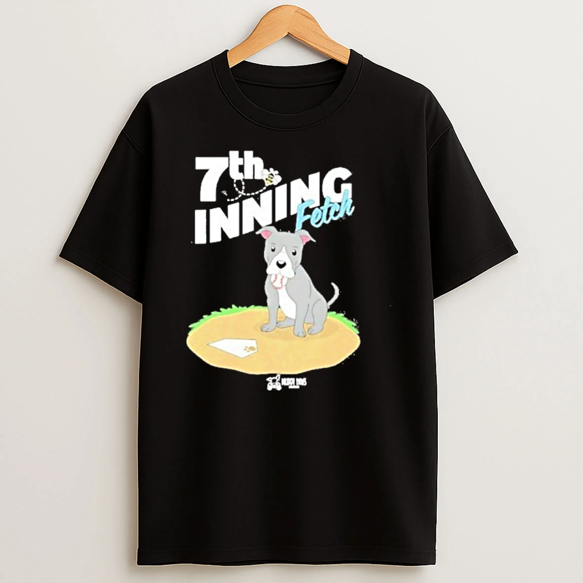 Classic Pitbull 7th Inning Fetch T Shirts
