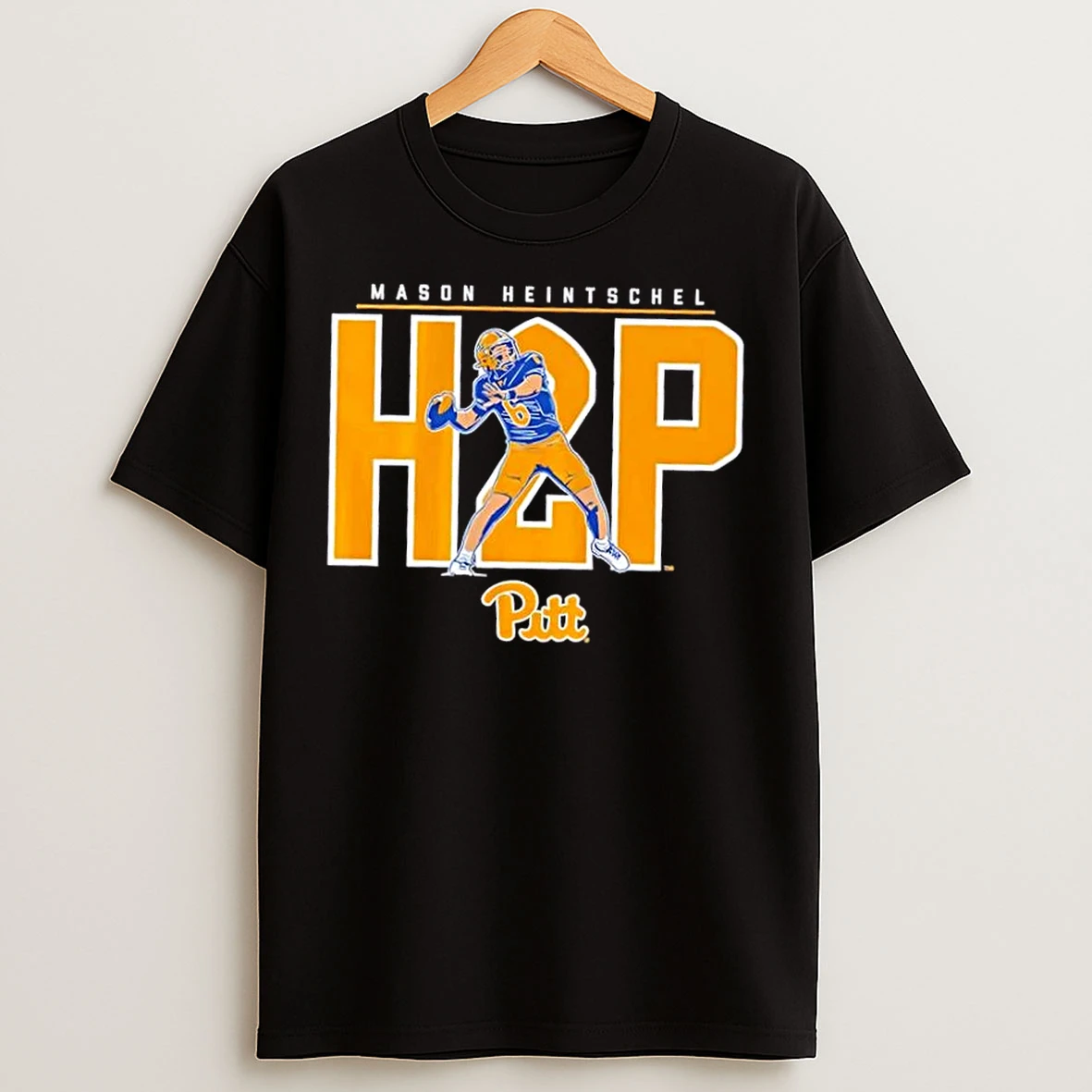 Classic Pitt Pittsburgh Panthers Football Mason Heintschel H2p T Shirts