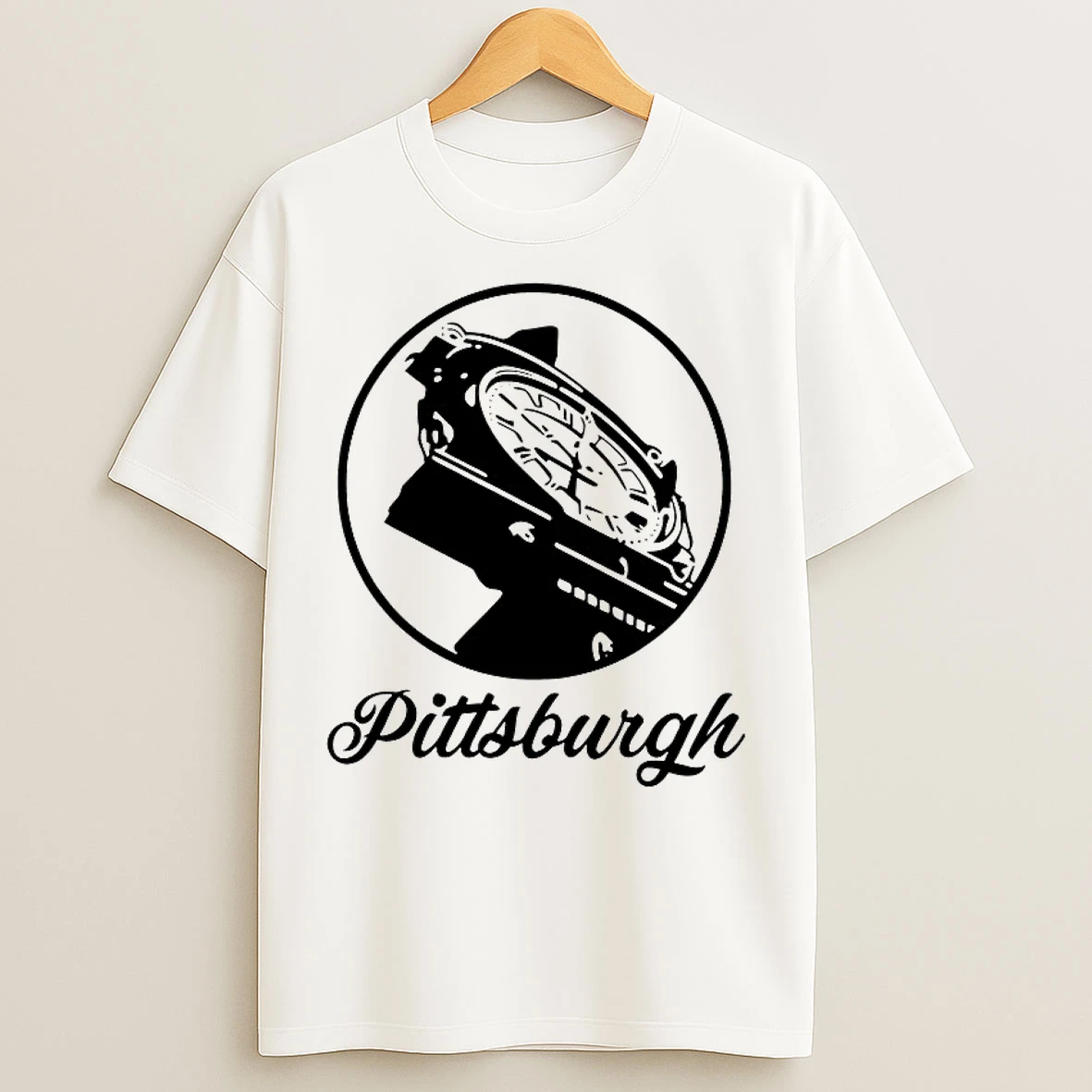 Classic Pittsburgh Kaufmanns Clock T Shirts