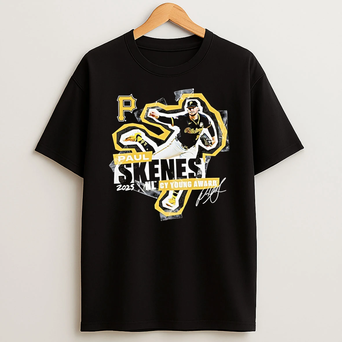 Classic Pittsburgh Pirates Paul Skenes 2025 National League Cy Young Award Winner T Shirts