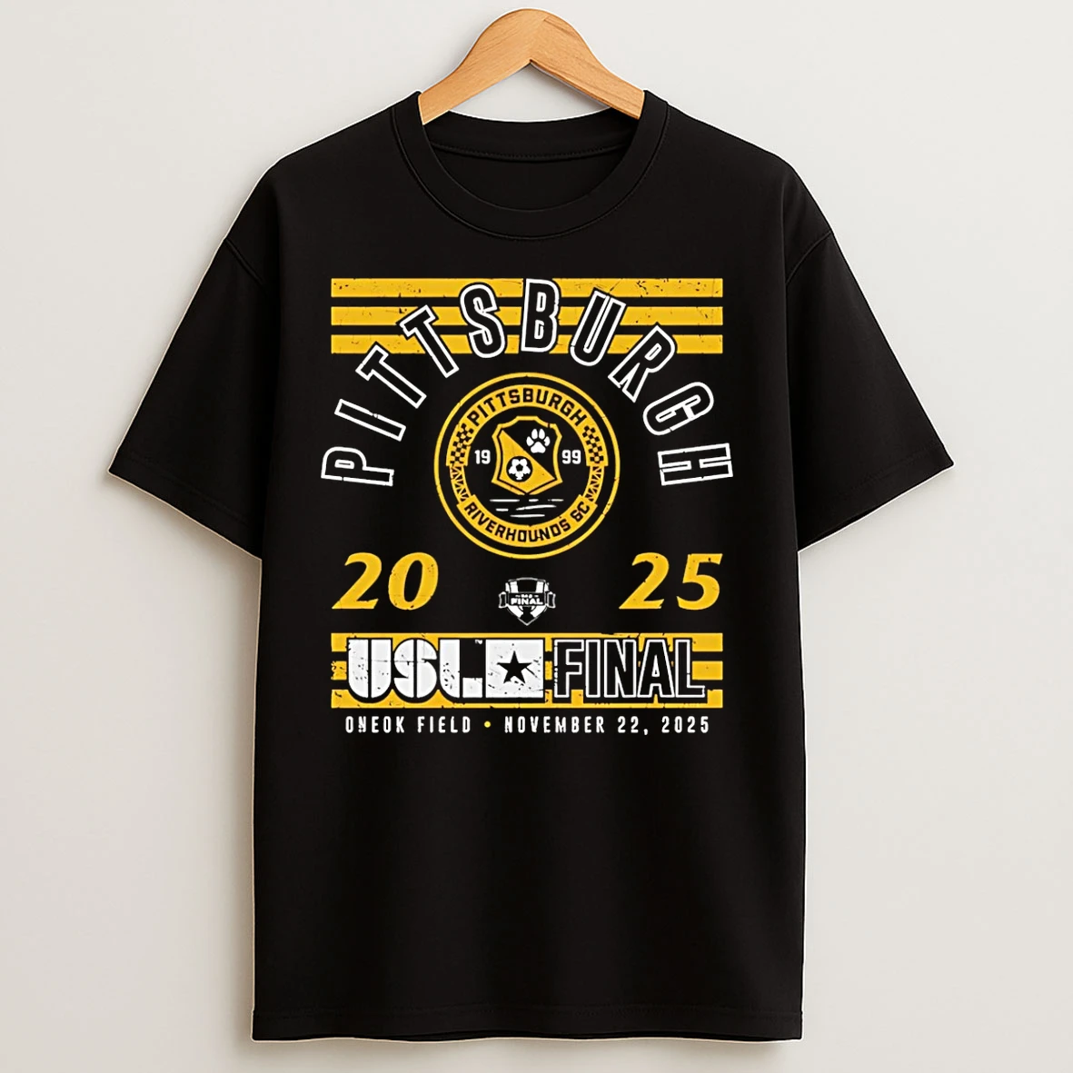 Classic Pittsburgh Riverhounds Sc 2025 Usl Championship Final T Shirts