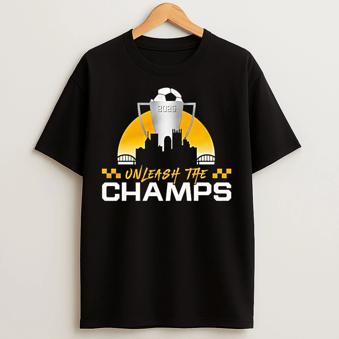 Classic Pittsburgh Riverhounds Unleash The Champs 2025 T Shirts
