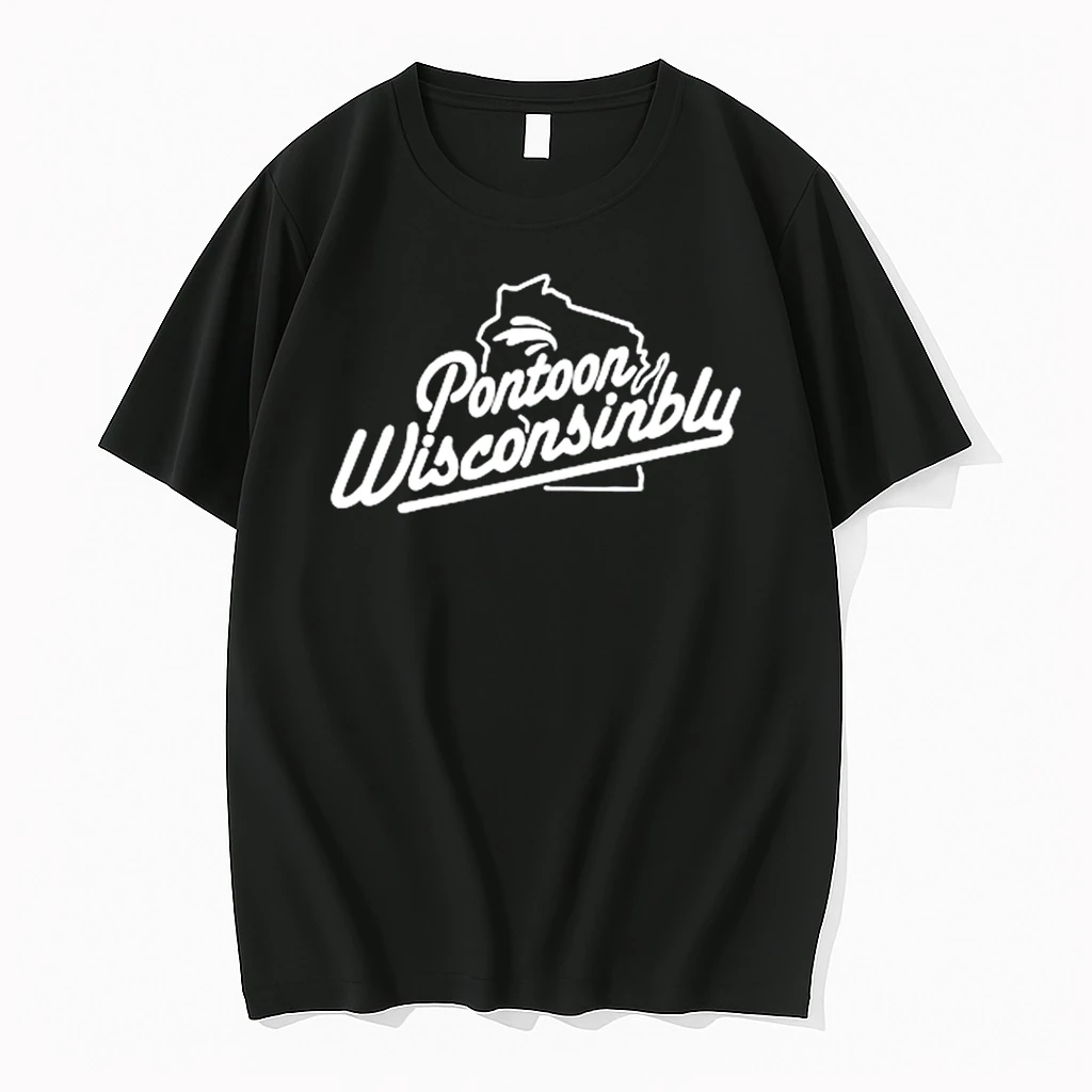 Classic Pontoon Wisconsinbly Map T Shirts
