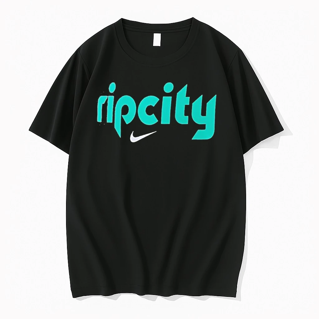 Classic Portland Trail Blazers Nike 2025 2026 Nba City Edition Logo T Shirts