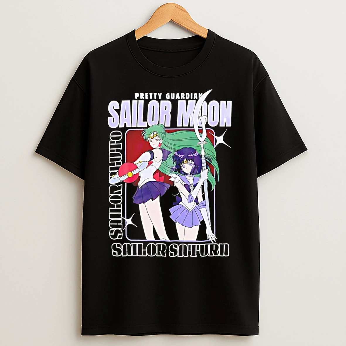 Classic Pretty Guardian Sailor Moon Sailor Saturn T Shirts