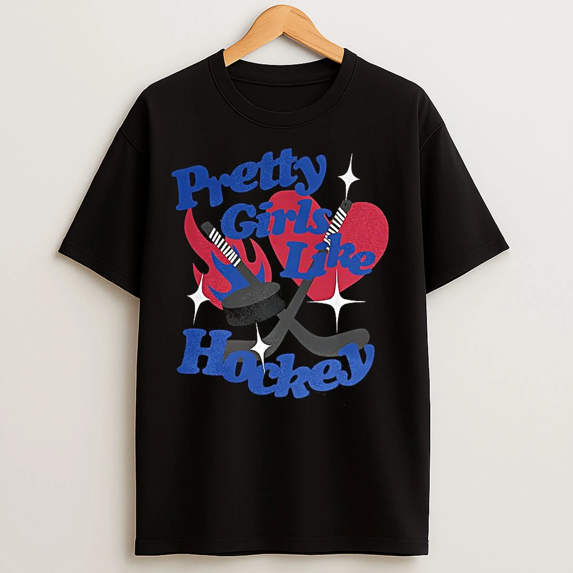 Classic Pretty Girls Like Hockey Sticks And Discs T Shirts