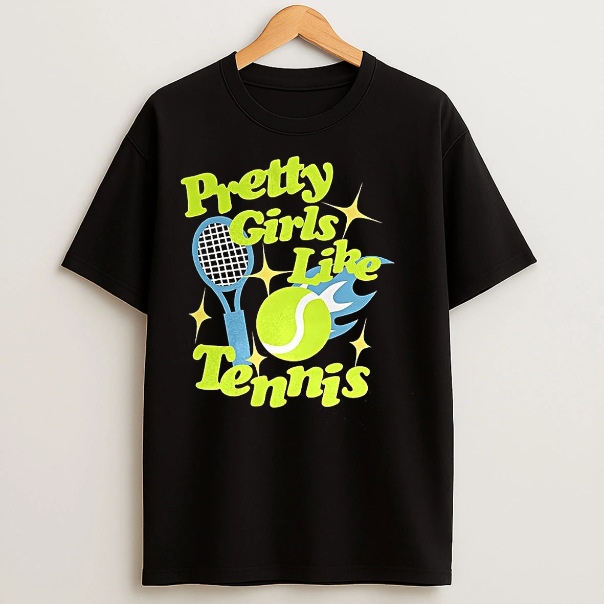 Classic Pretty Girls Like Tennis Rackets And Balls T Shirts