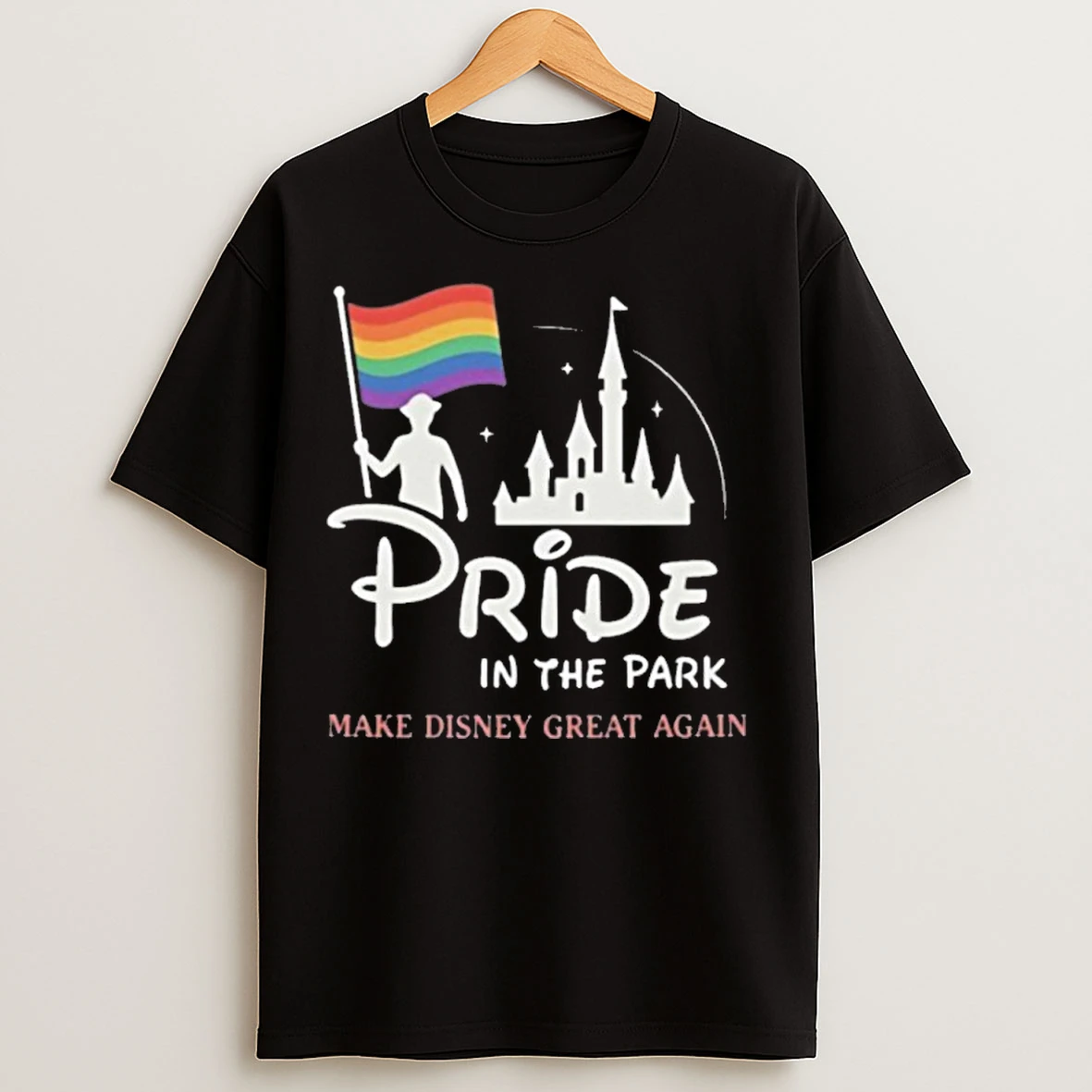 Classic Pride In The Park Make Disney Affordable Again Flag T Shirts