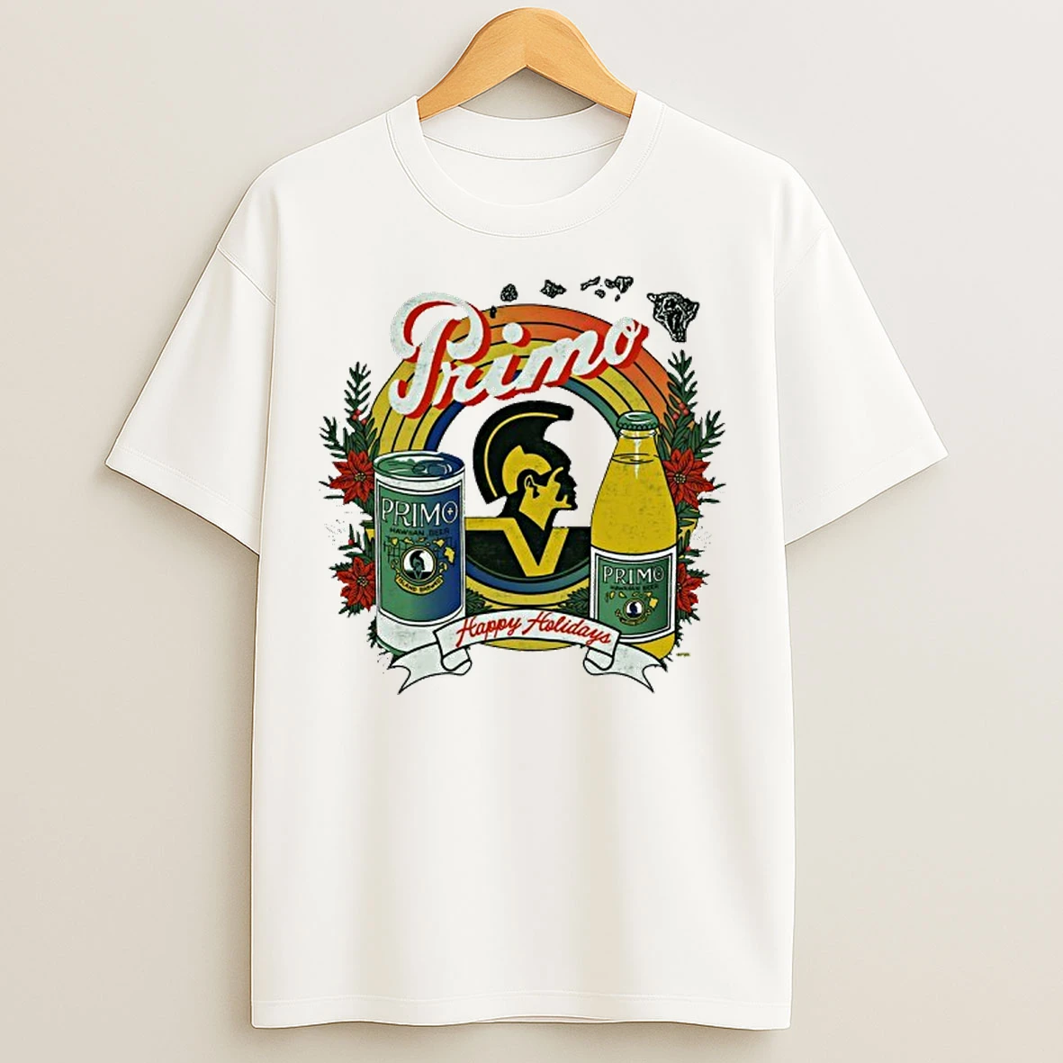 Classic Primo Hawaiian Beer Vintage Christmas T Shirts