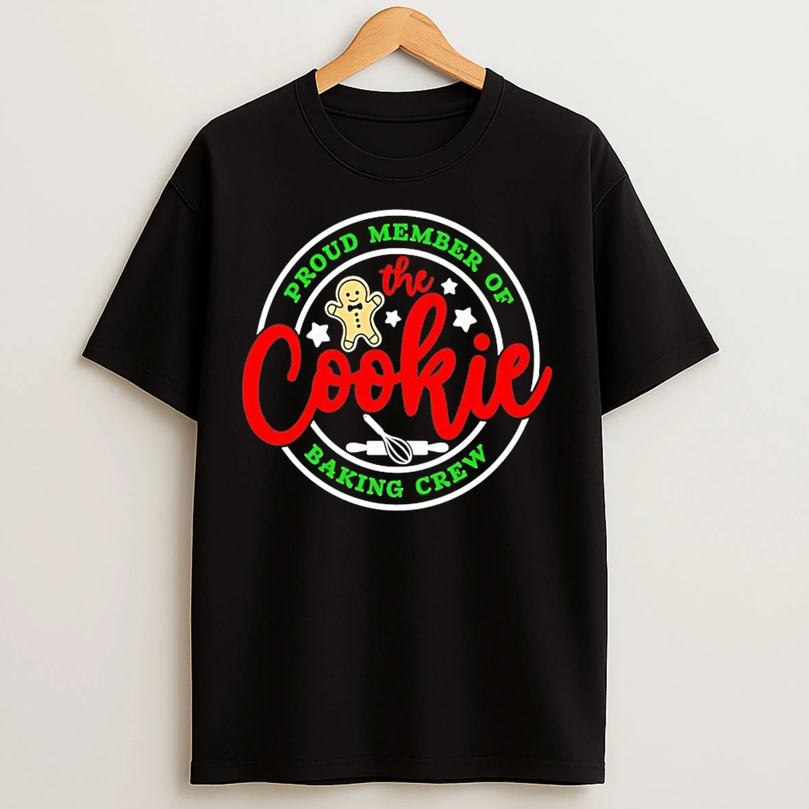 Classic Proud Member Of The Cookie Baking Crew Christmas T Shirts