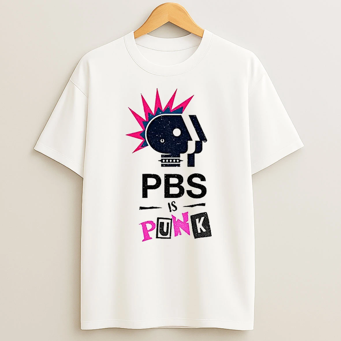 Classic Public Broadcasting Defender Pbs Is Punk T Shirts