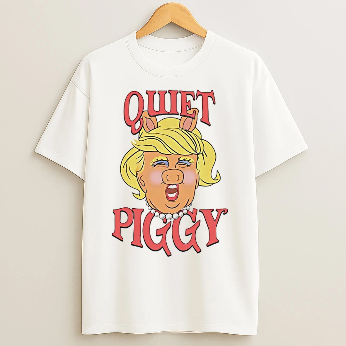 Classic Quiet Piggy Trump T Shirts