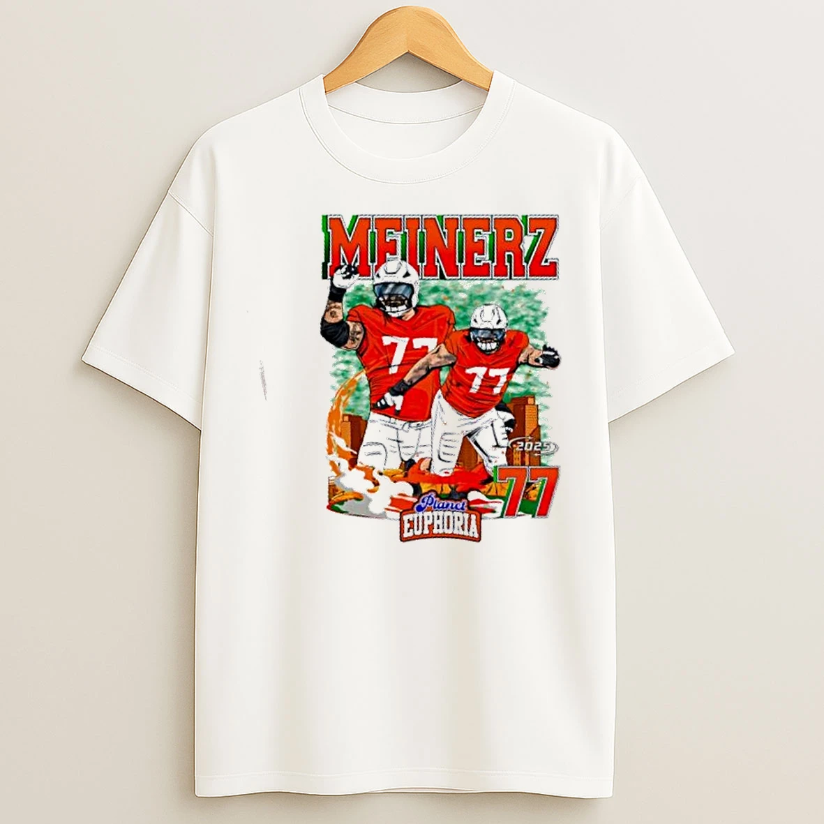 Classic Quinn Meinerz Denver Broncos Football City Graphic T Shirts