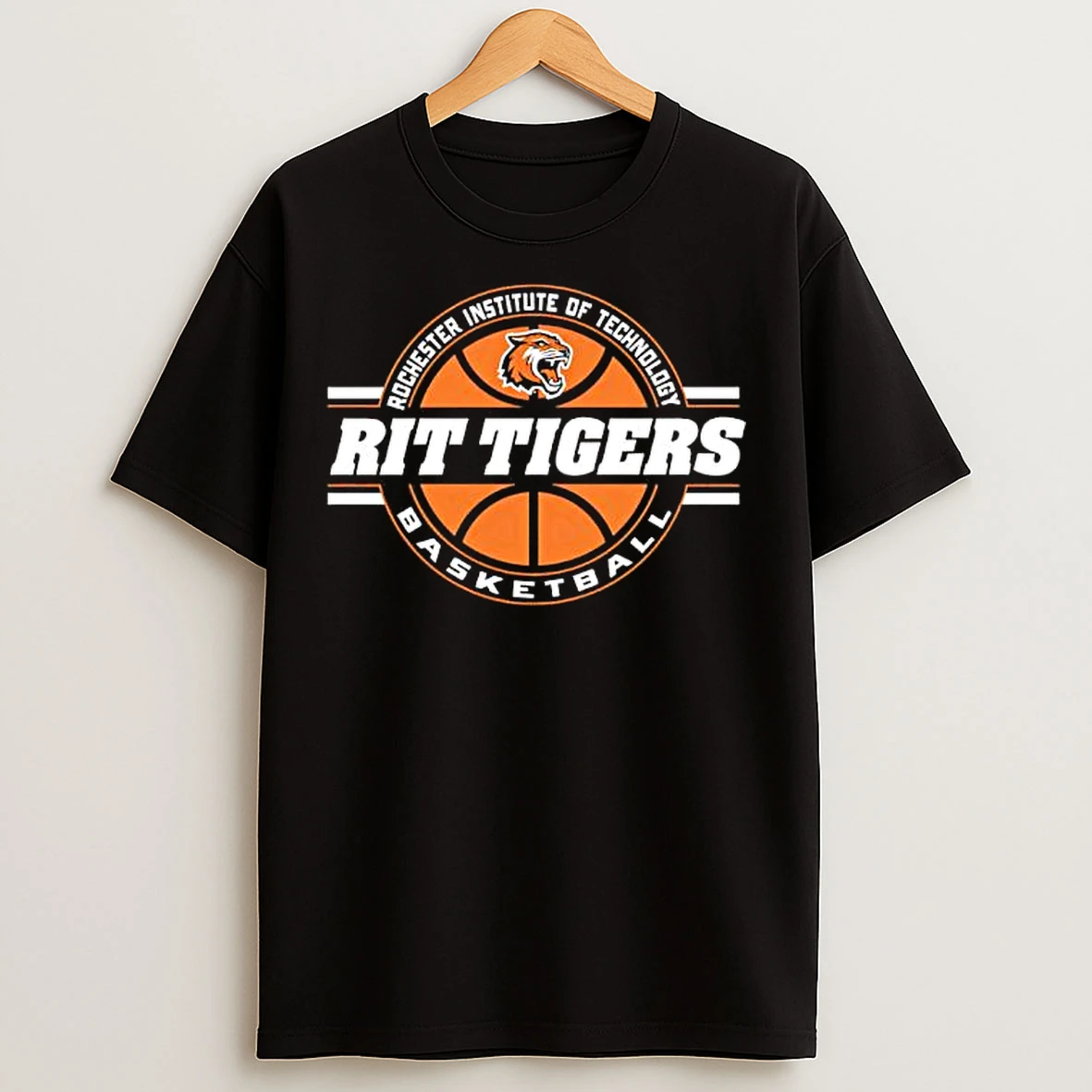 Classic Rit Tigers Rochester Institute Of Technology Basketball T Shirts