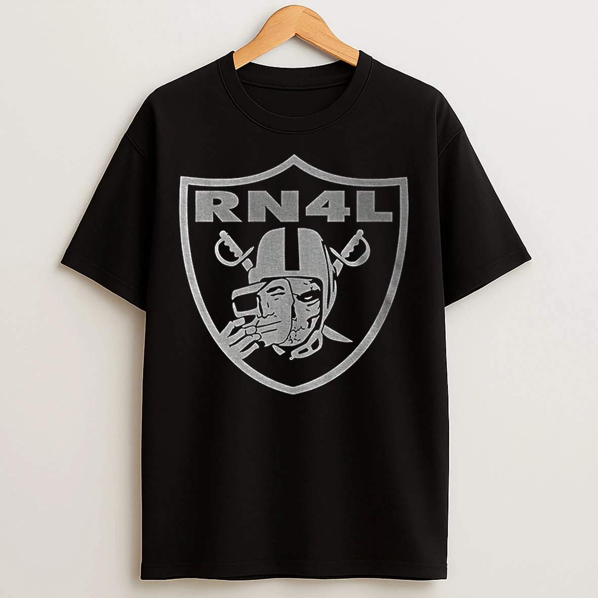 Classic Rn4l Skull Las Vegas Raiders T Shirts