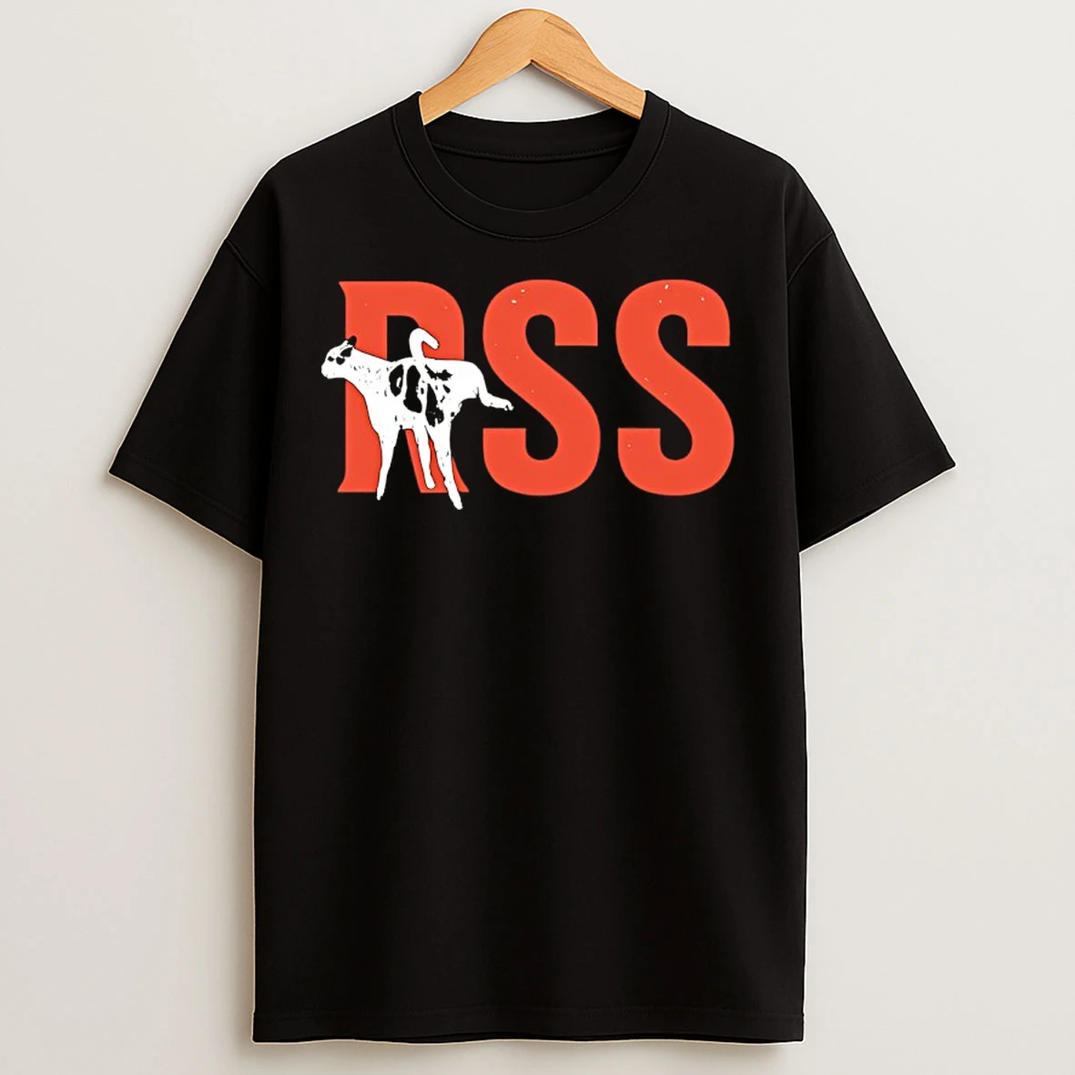 Classic Rss Cow Peeing T Shirts