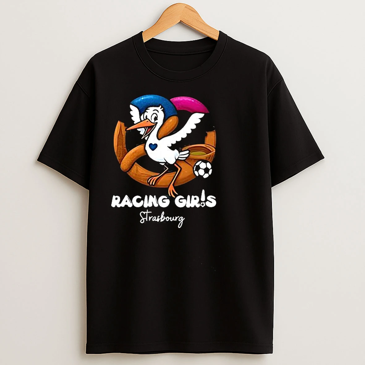 Classic Racing Girls Strasbourg Logo T Shirts