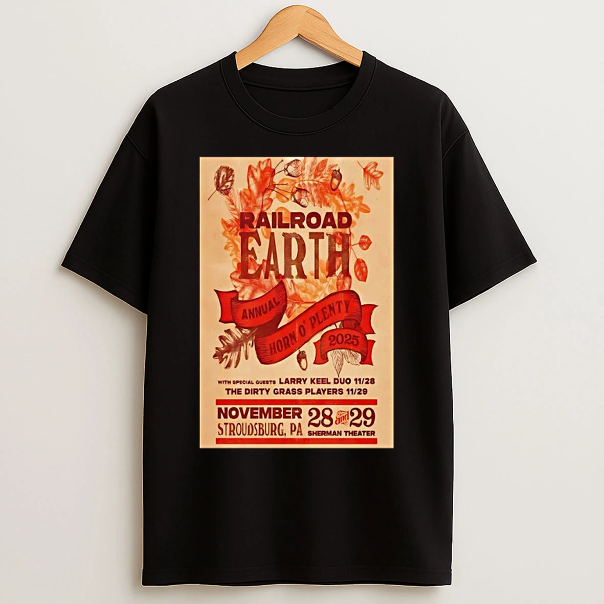Classic Railroad Earth Nov 28 29 2025 In Stroudsburg Pa T Shirts