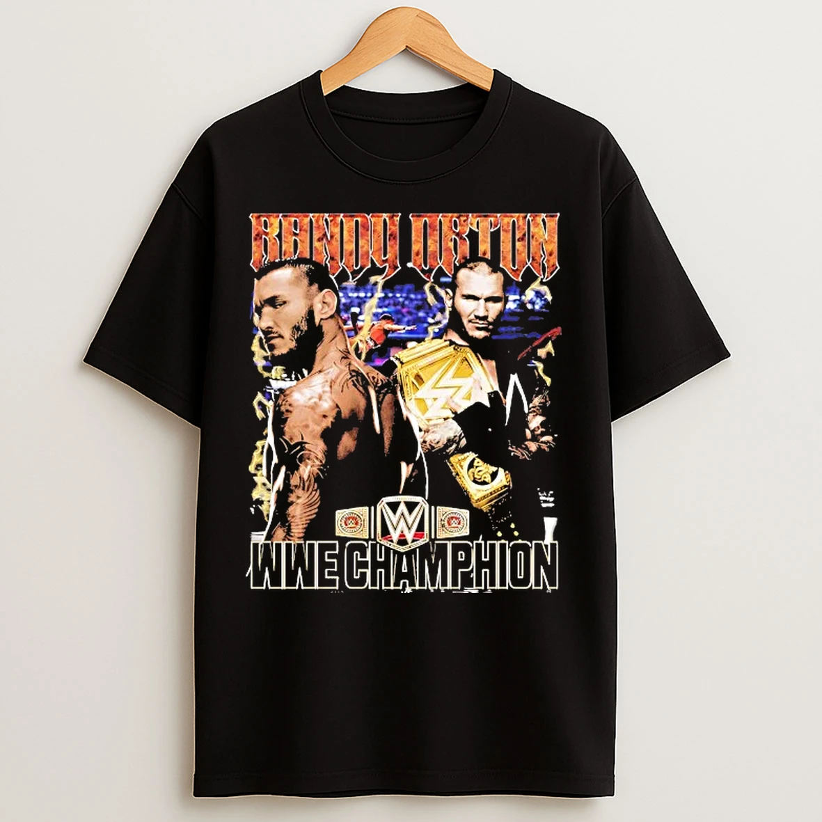 Classic Randy Orton Wwe World Champion T Shirts
