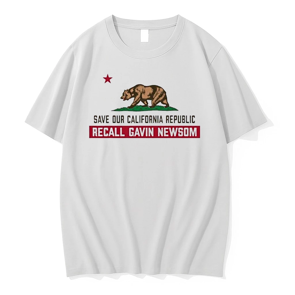 Classic Recall Gavin Newsom Governor Save Our California Republic T Shirts