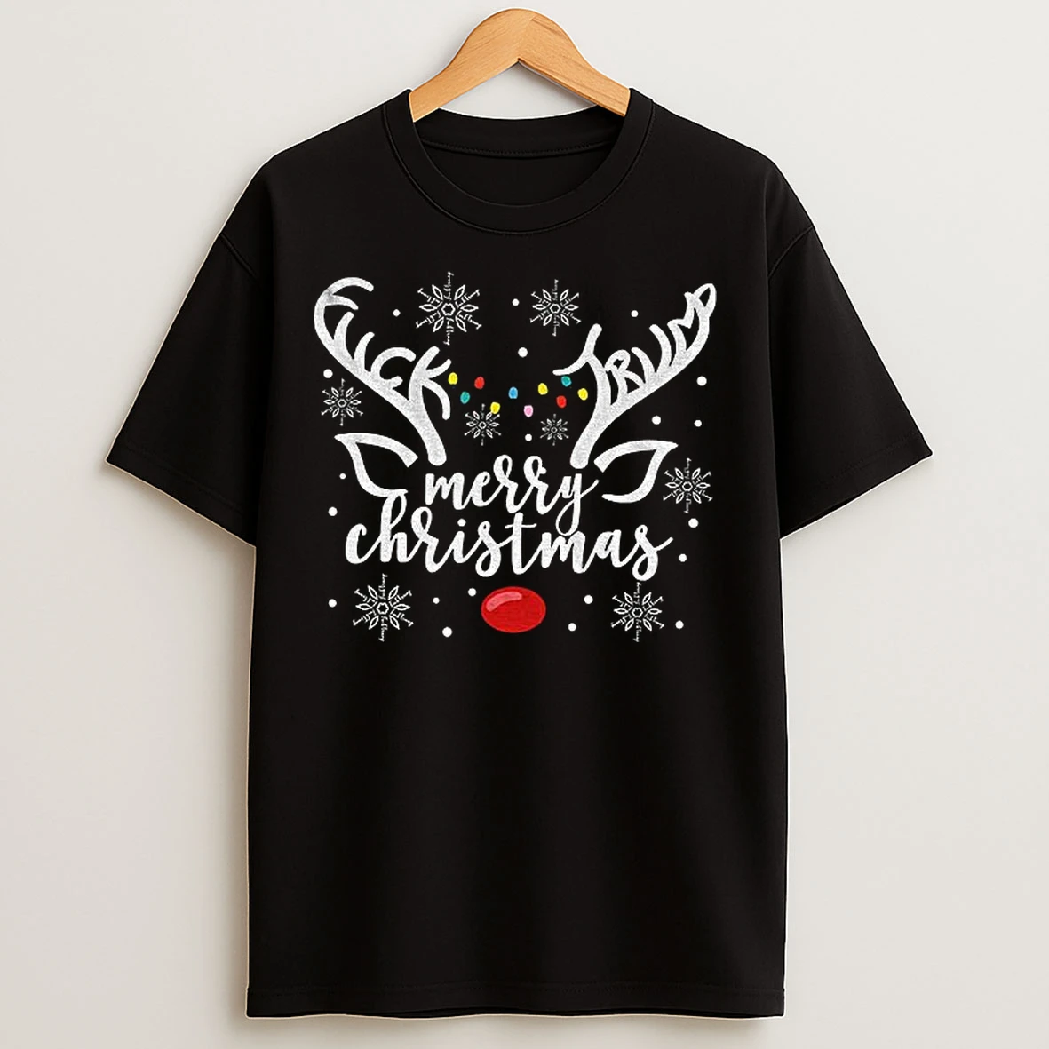 Classic Reindeer Anti Trump Democrat Merry Christmas 2025 T Shirts