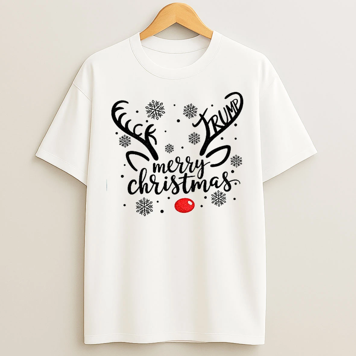 Classic Reindeer Anti Trump Democrat Fuck Trump Merry Christmas T Shirts