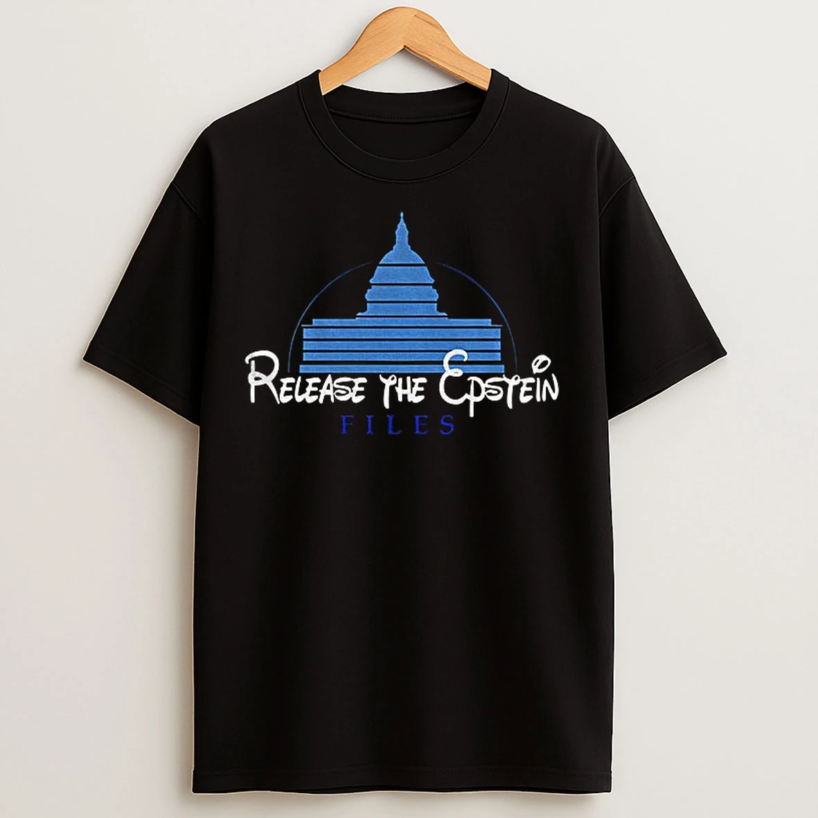 Classic Release The Epstein Files Disney Castle Logo T Shirts