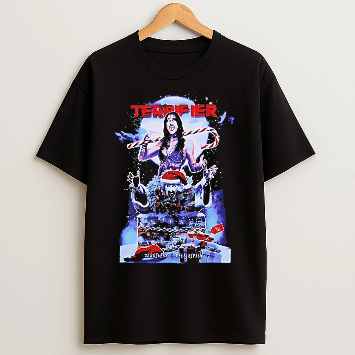 Classic Rhea Ripley Terrifier Christmas T Shirts