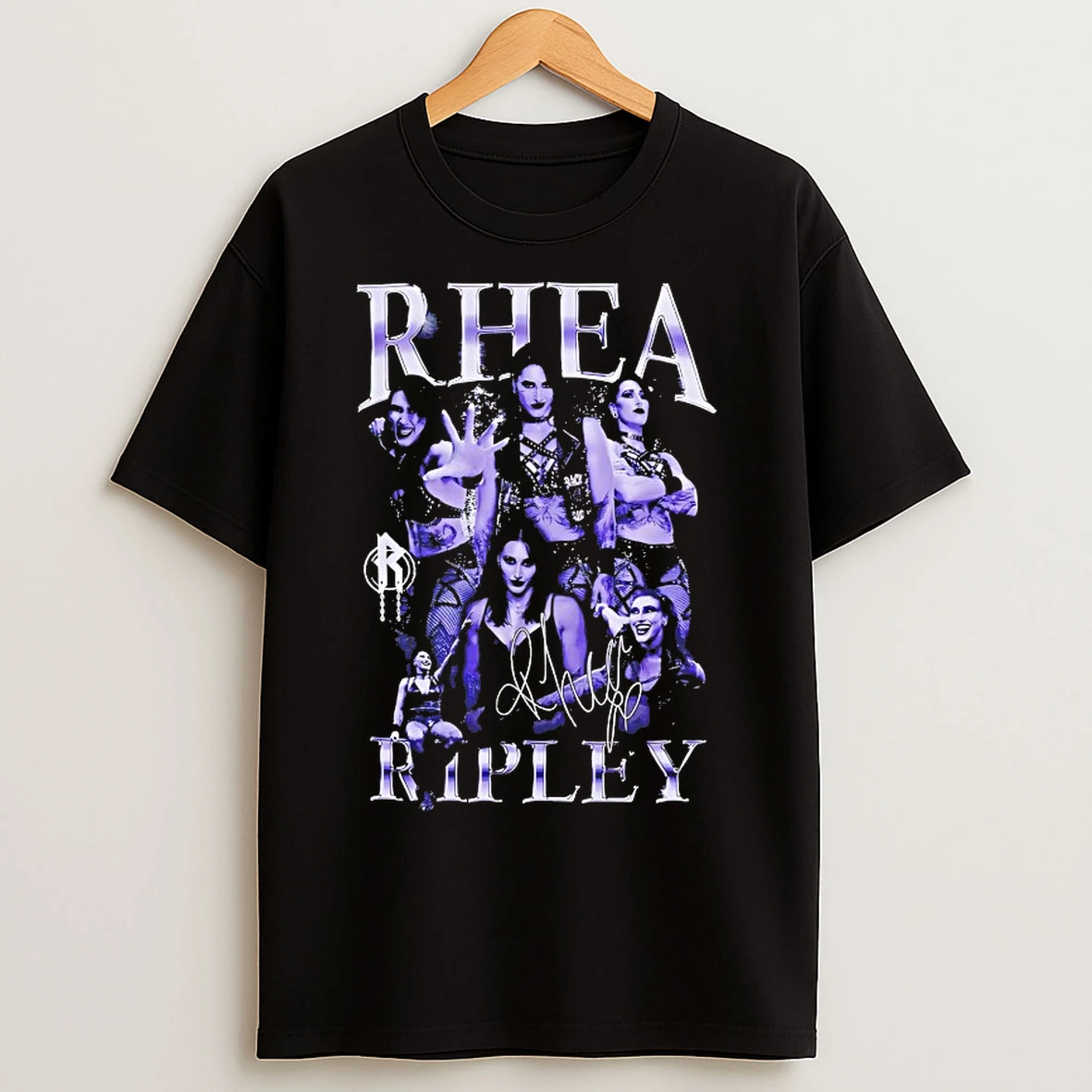 Classic Rhea Ripley Wwe Collage T Shirts