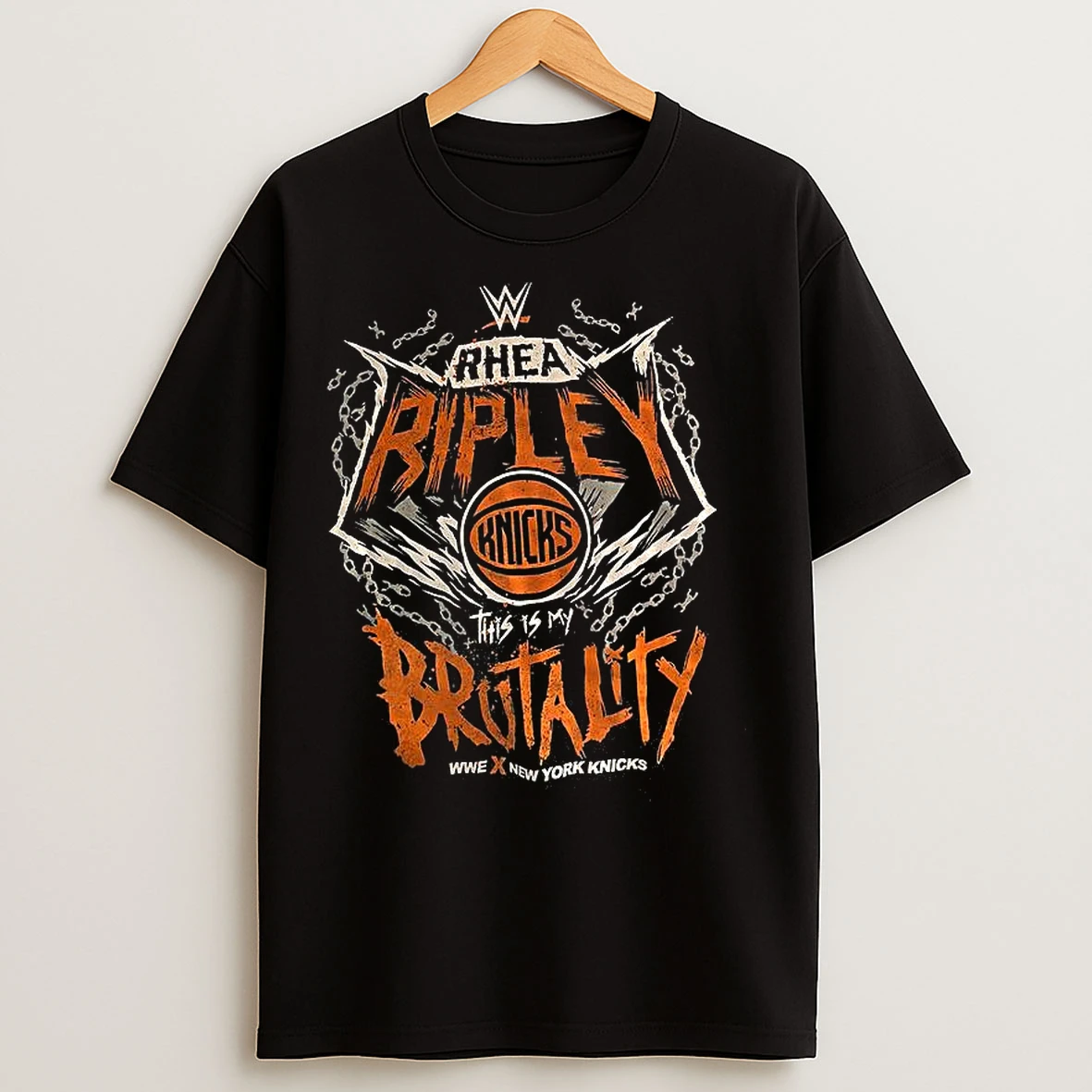 Classic Rhea Ripley This Is My Brutality New York Knicks T Shirts