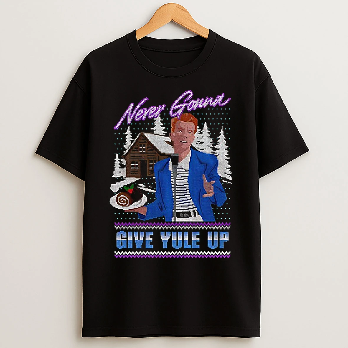 Classic Rick Astley Never Gonna Give Yule Up Merry Christmas 2025 T Shirts