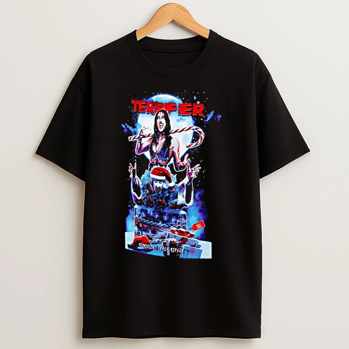 Classic Ripple Junction Terrifier Rhea Ripley Christmas Chimney T Shirts