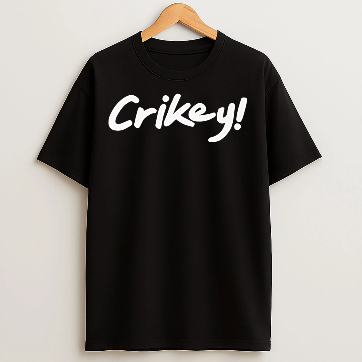 Classic Robert Irwin Honors Dad Steve Wearing Crikey T Shirts