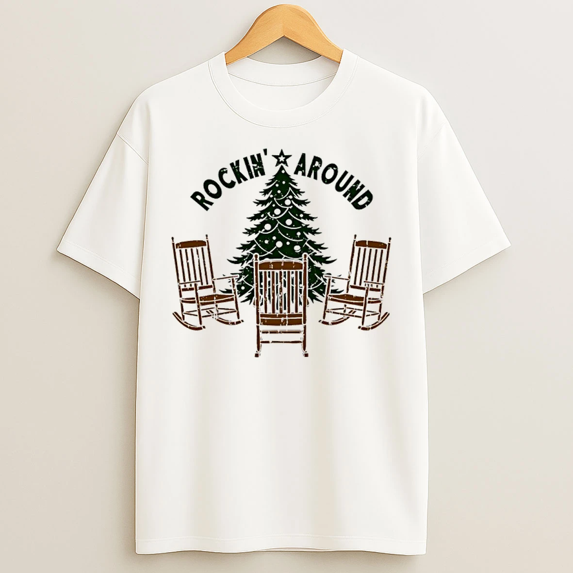 Classic Rockin Around The Christmas Tree T Shirts