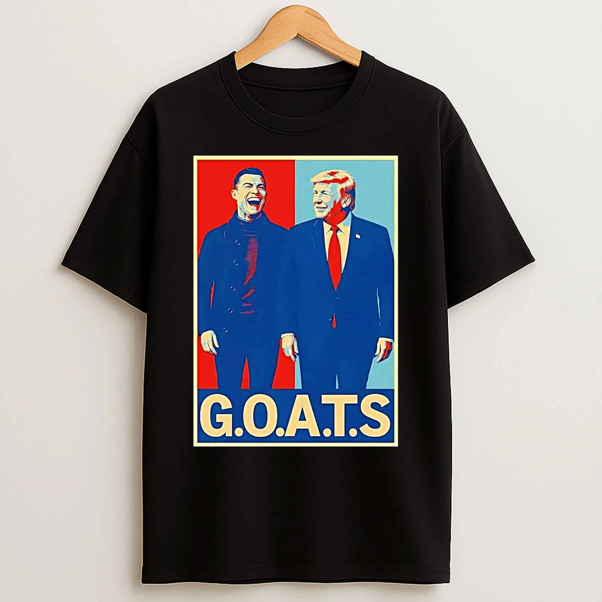 Classic Ronaldo And Trump Goats T Shirts