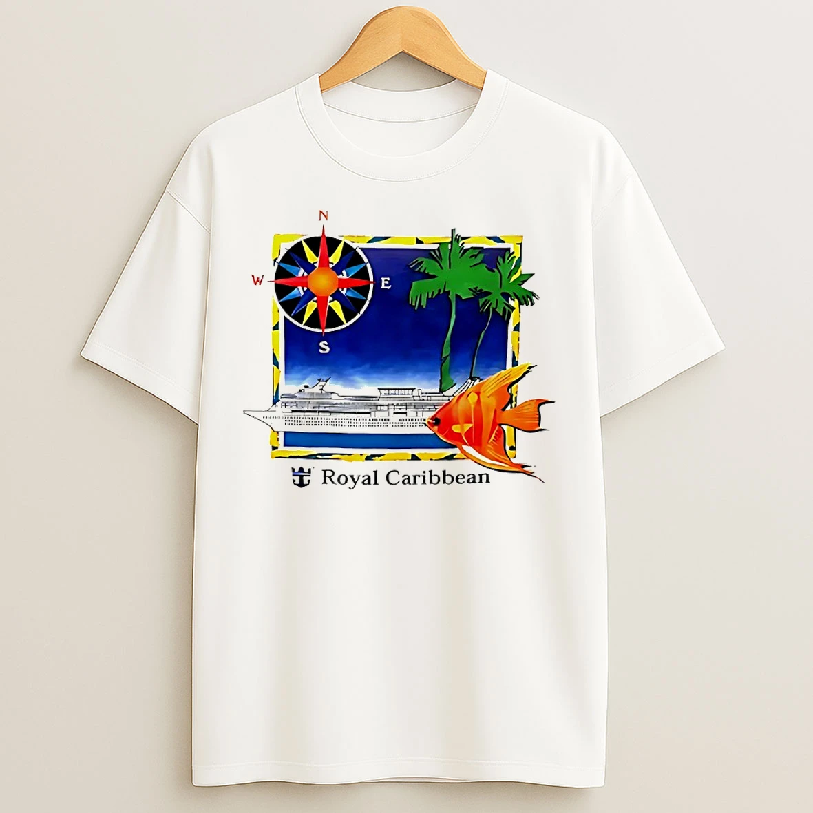 Classic Royal Caribbean Cruise Fish Vintage T Shirts