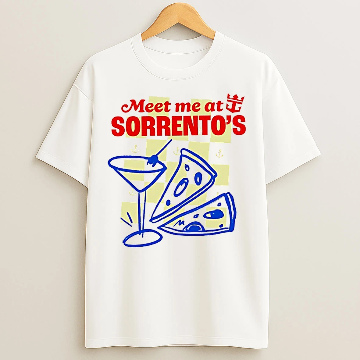Classic Royal Caribbean Meet Me At Sorrentos Pizza T Shirts