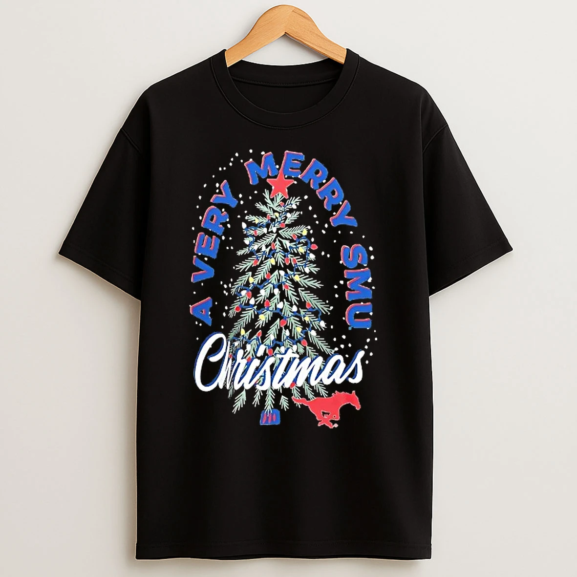 Classic Smu Mustangs A Very Merry Smu Christmas T Shirts