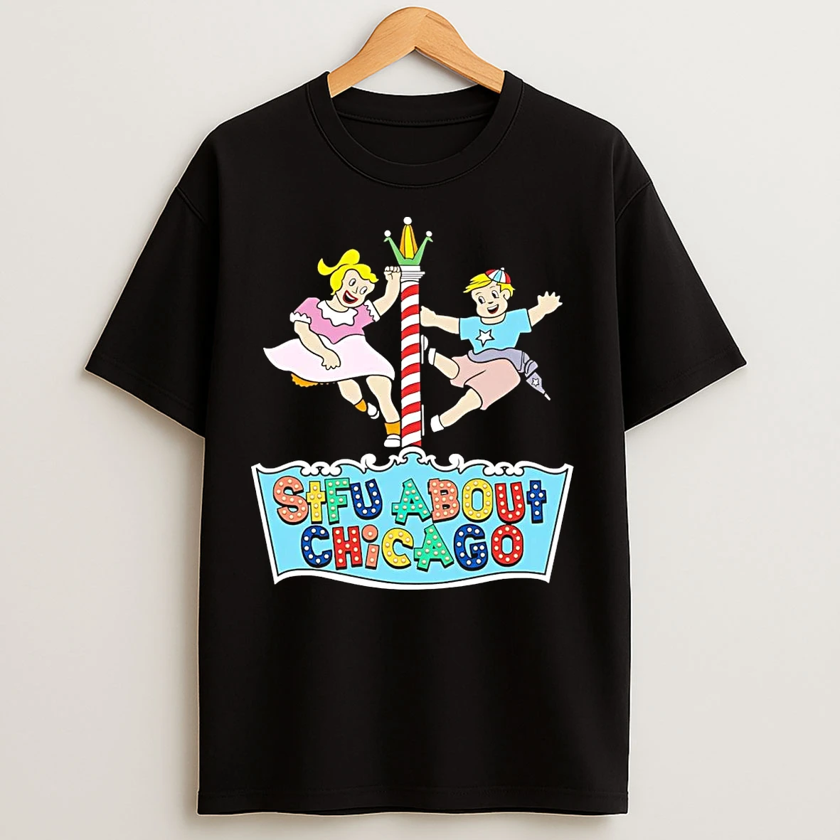 Classic Stfu About Chicago Kiddieland T Shirts