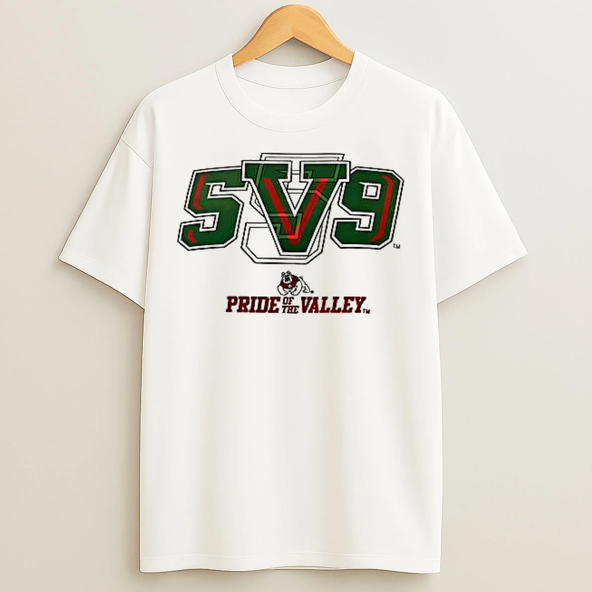 Classic Sv9 Pride Of The Valley Fresno State Bulldogs Football T Shirts