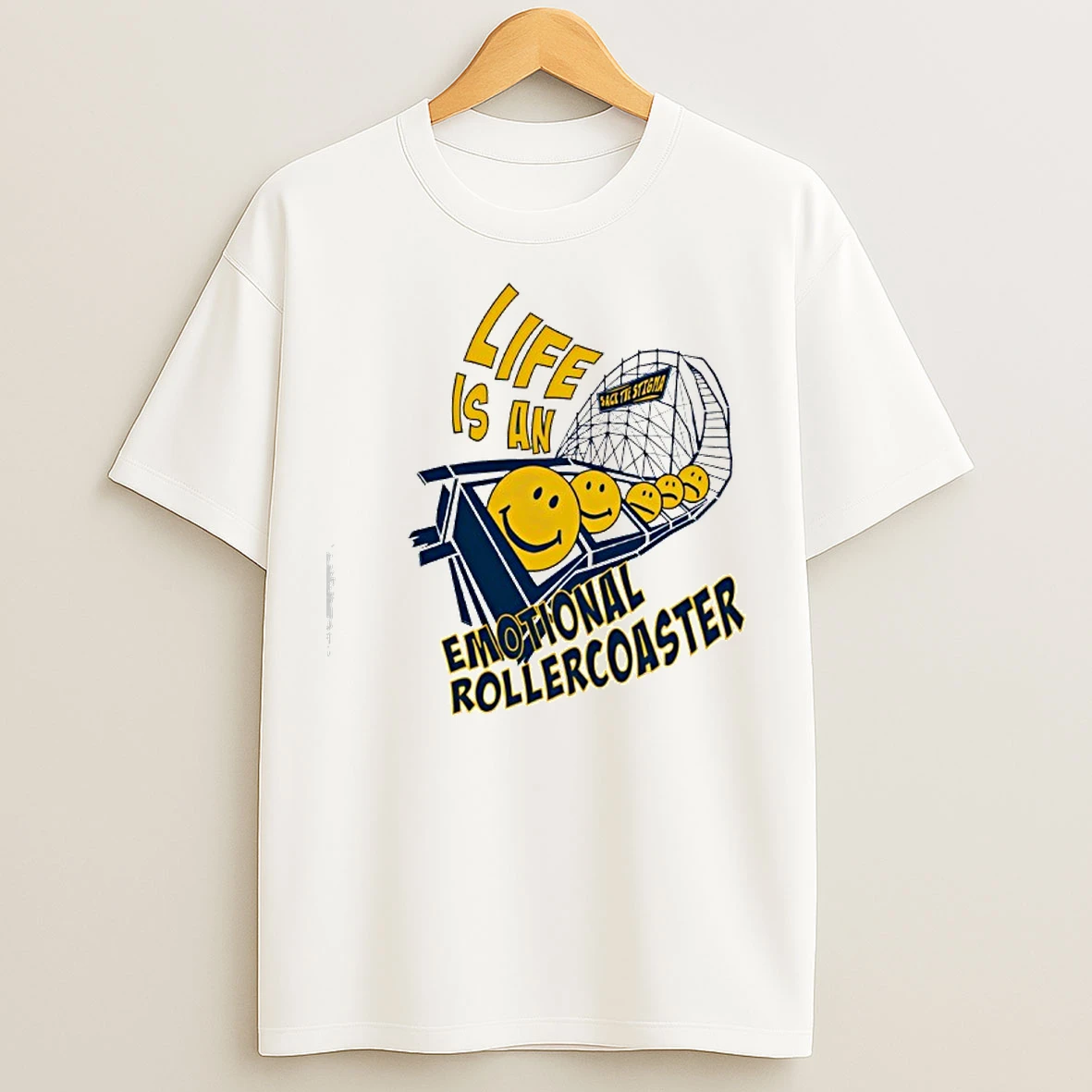 Classic Sack The Stigma Emotional Rollercoaster T Shirts