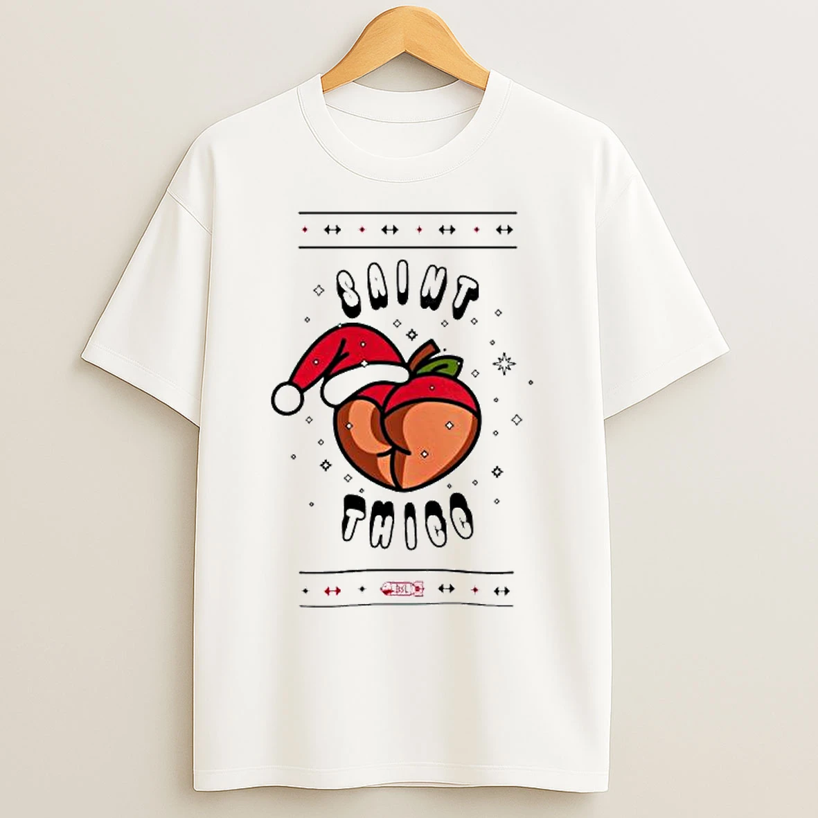 Classic Saint Thicc Ugly Christmas Ornaments T Shirts